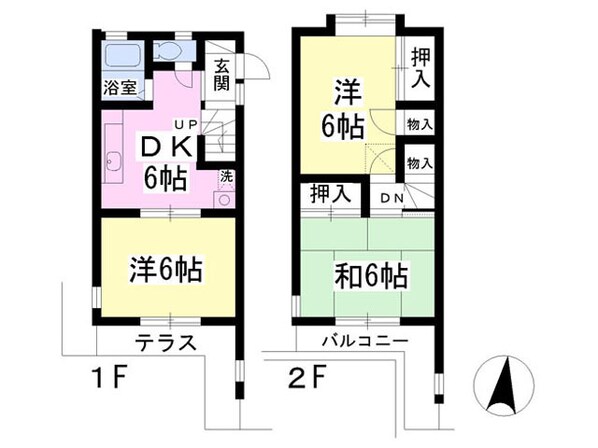 ネオシティ木村Ａの物件間取画像